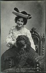 Skuespillerinde Gerda Krum.