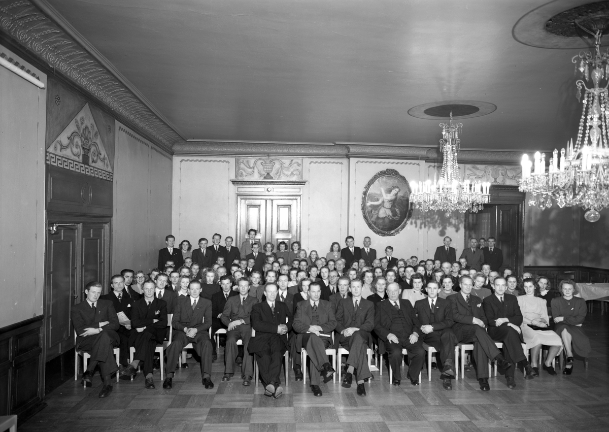 SSU har möte på stadshotellet i Arvika 1947.