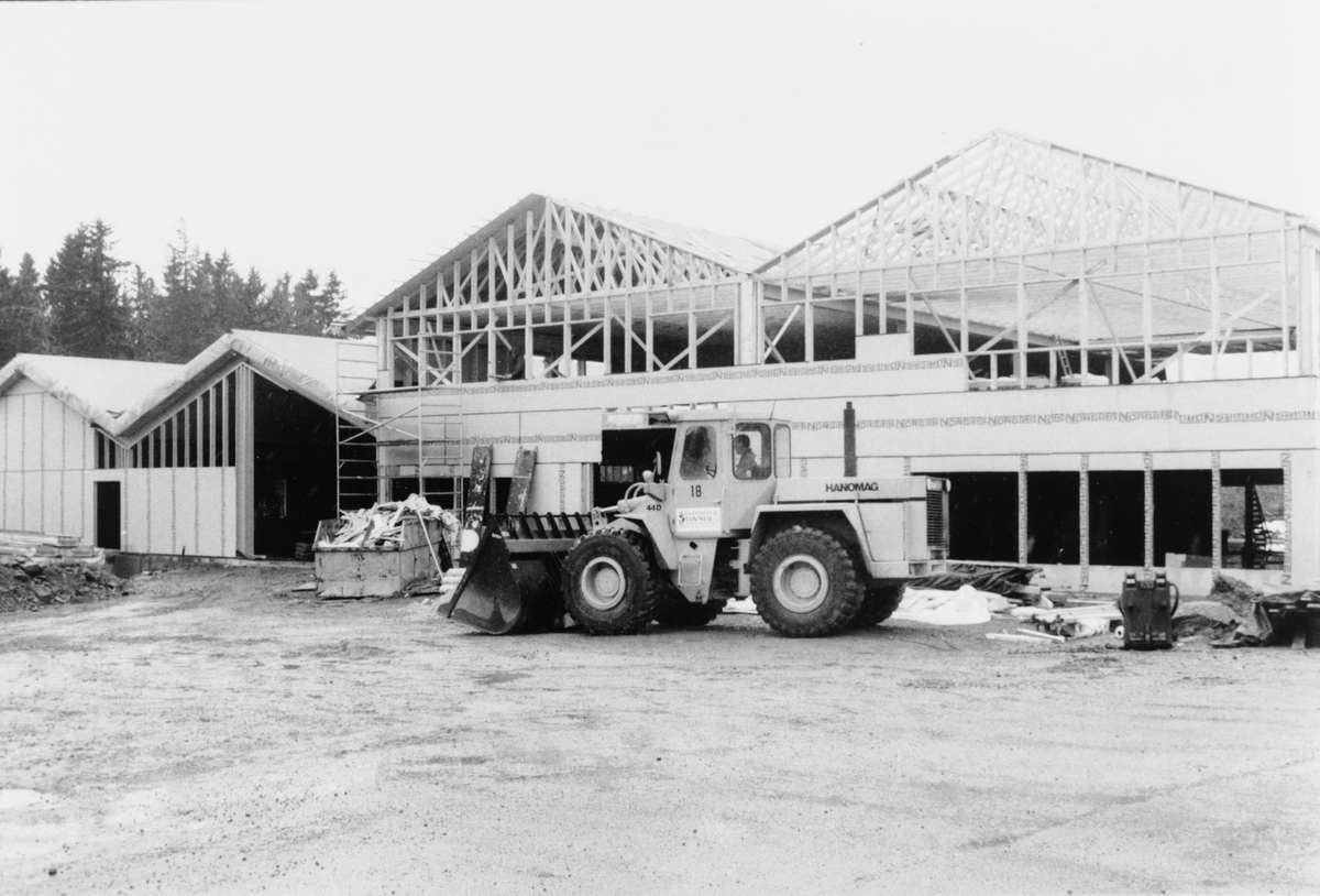 Hagansenteret under bygging ca 1988-1990