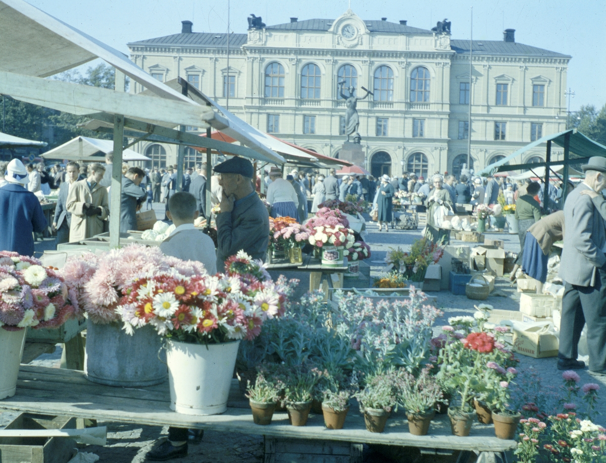 Torghandel i mitten av 1960-talet.