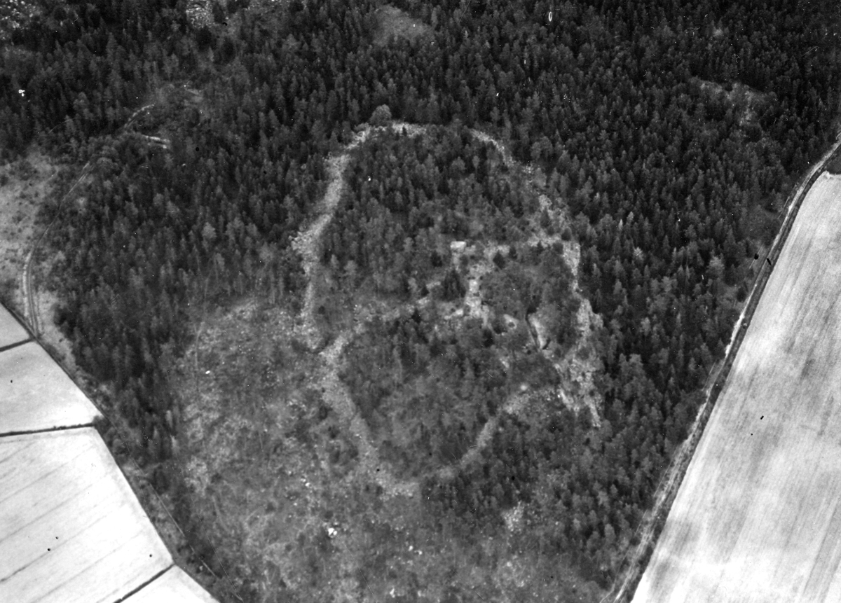 Flygfoto av Korslöt skans, 1932(från 400 m höjd)