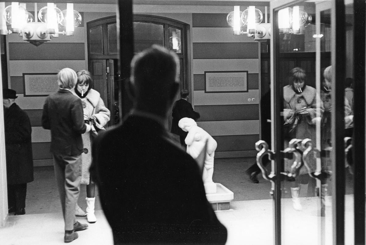 Gävle Teater. Från utställningen "Gävlar i stan" på Gävle Museum 1967.