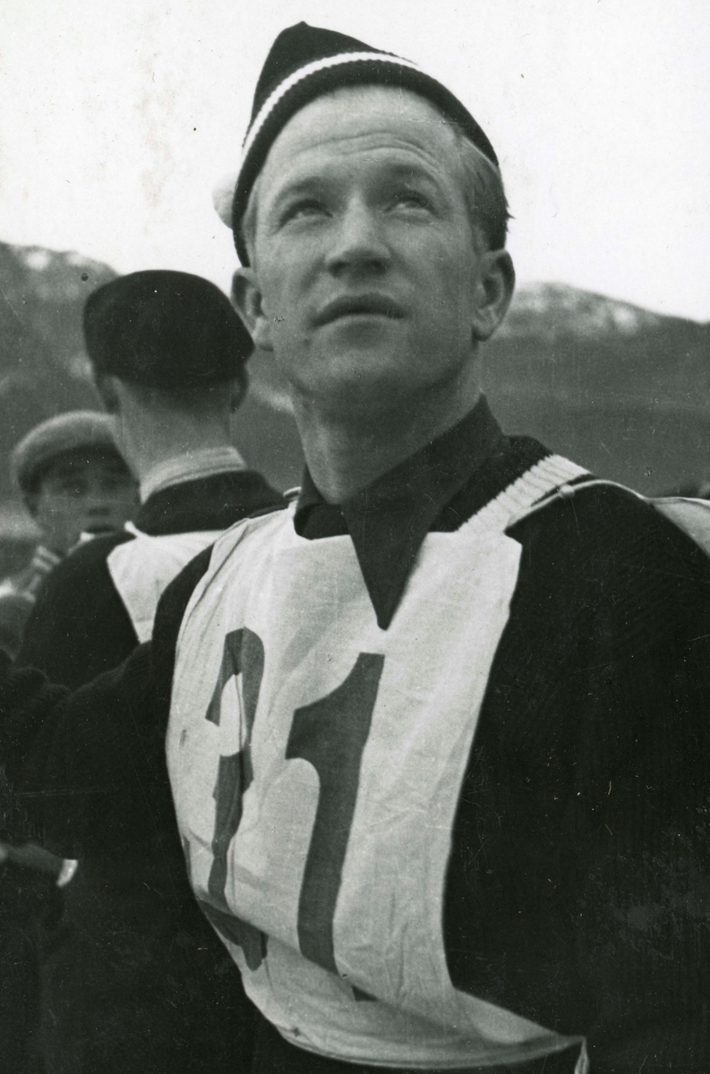 Athlete Birger Ruud at Garmisch