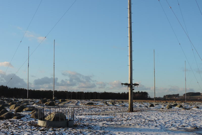 Master og antenner. Skjæveland, Rogaland radio mottakerstasjon, 2016 (Foto/Photo)