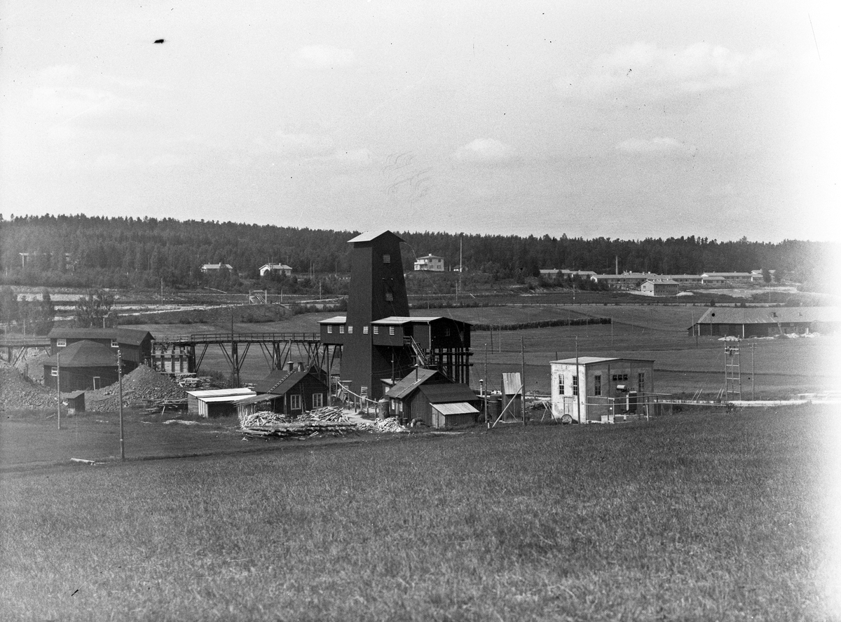 Gamla gruvlaven i Bodås, den revs 1948