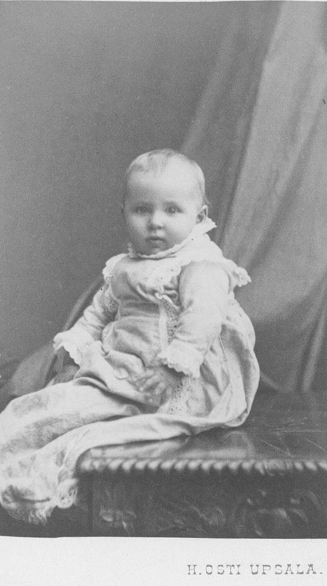 Greta Apelqvist, som barn.
