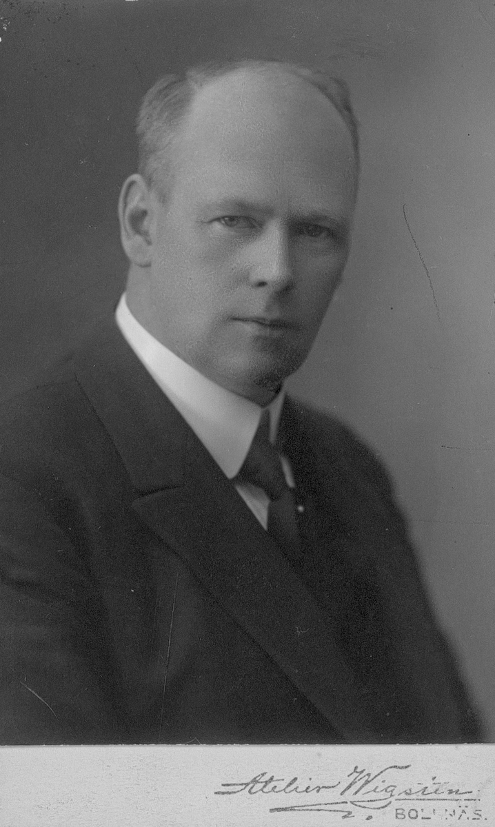 David Werner. Redaktör för Bollnäs Tidningen sedan 1919.