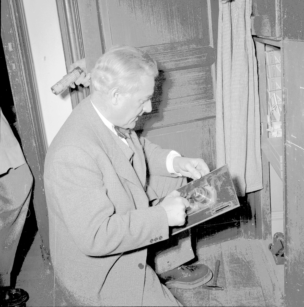 Interiör från ateljén, den 12 december 1950.
