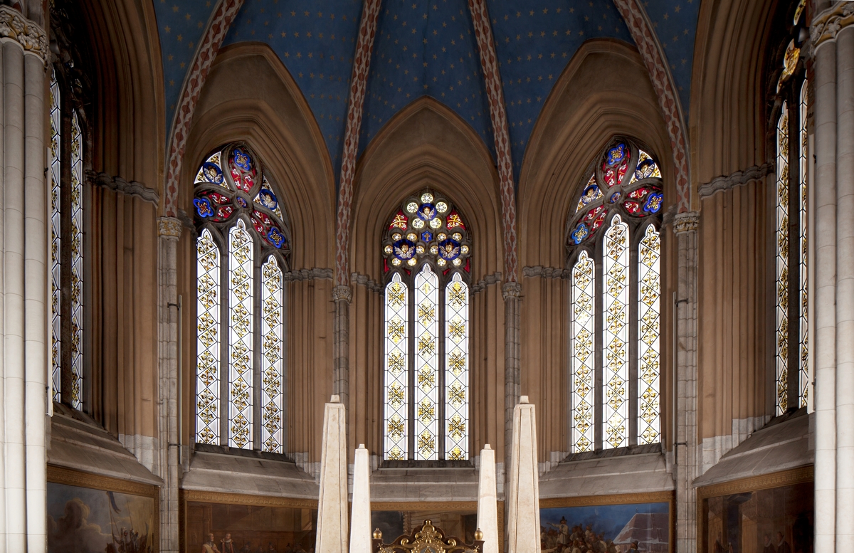 Vasakorets Glasmålningar Från 1837-41, Uppsala Domkyrka 2015 