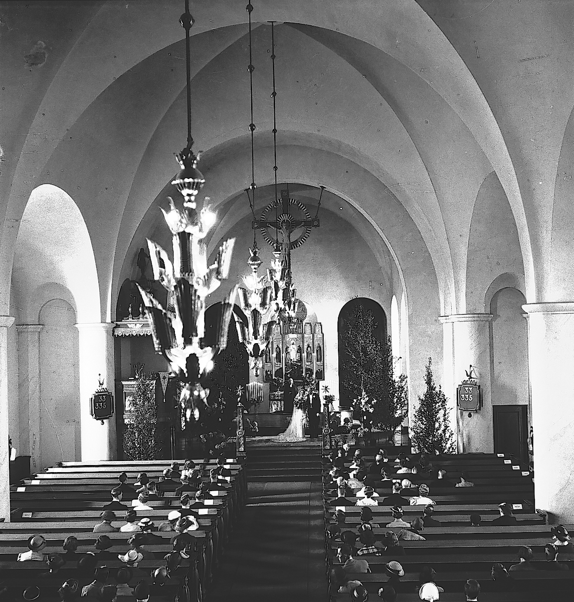 År 1937. Filip Bellanders bröllop. Staffanskyrkan