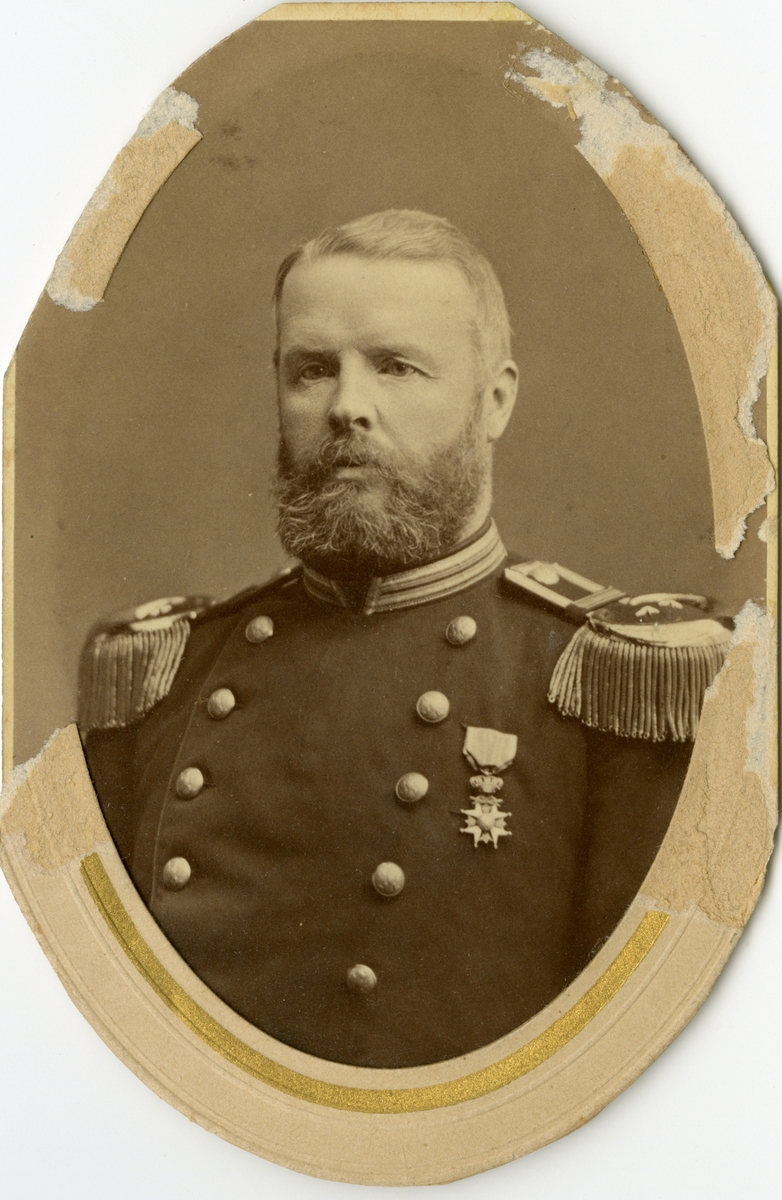 Porträtt av Gustaf Axel Toll, major vid Närkes regemente I 21.