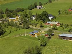 Kulturlandskap. Småhusbebyggelse. Gausa postkontor og butikk