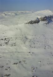 Skeikampen oversiktsbilde,  fjelltopp, skiheis, bygninger, S