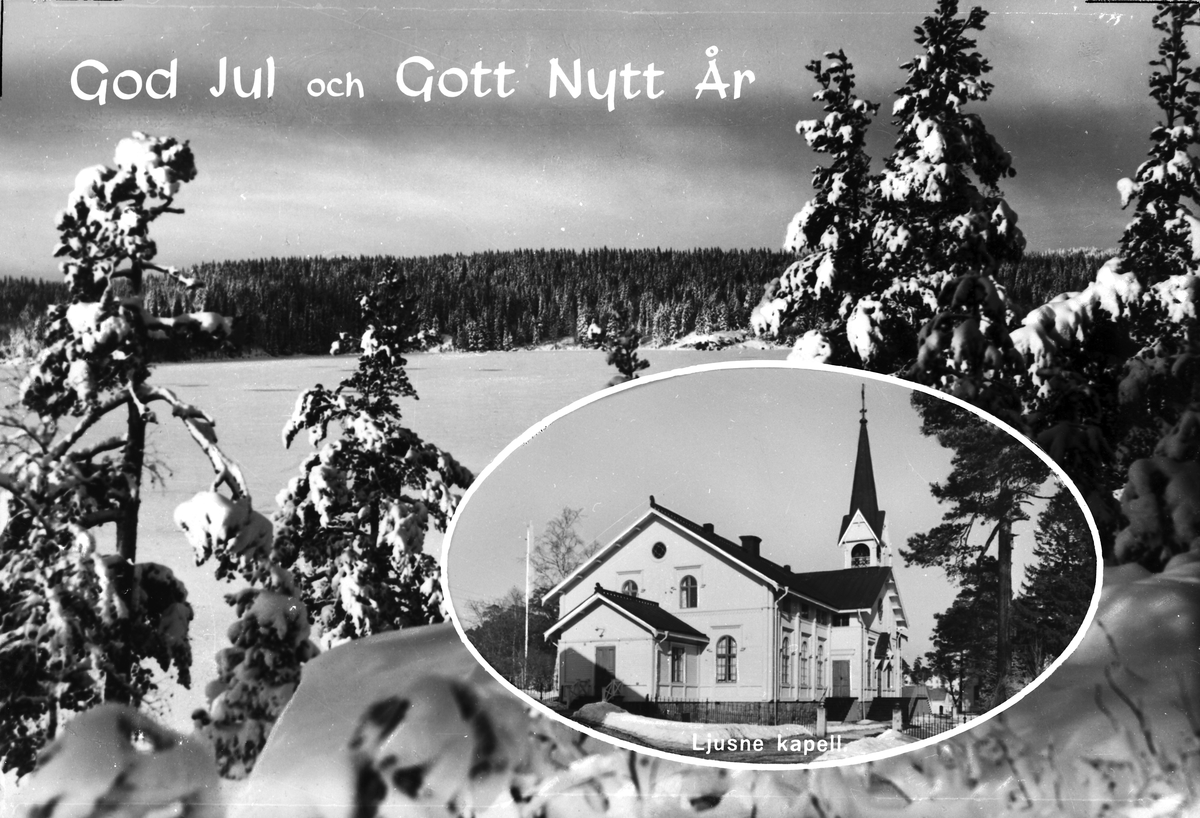 "God Jul och Gott Nytt År", Ljusne, Hälsingland

