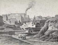 Akerselva ved Beierbrua [papirkunst]