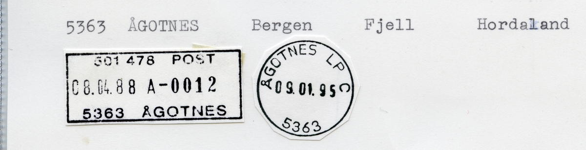 5363 Ågotnes (Aagotnes), Bergen, Fjell, Hordaland