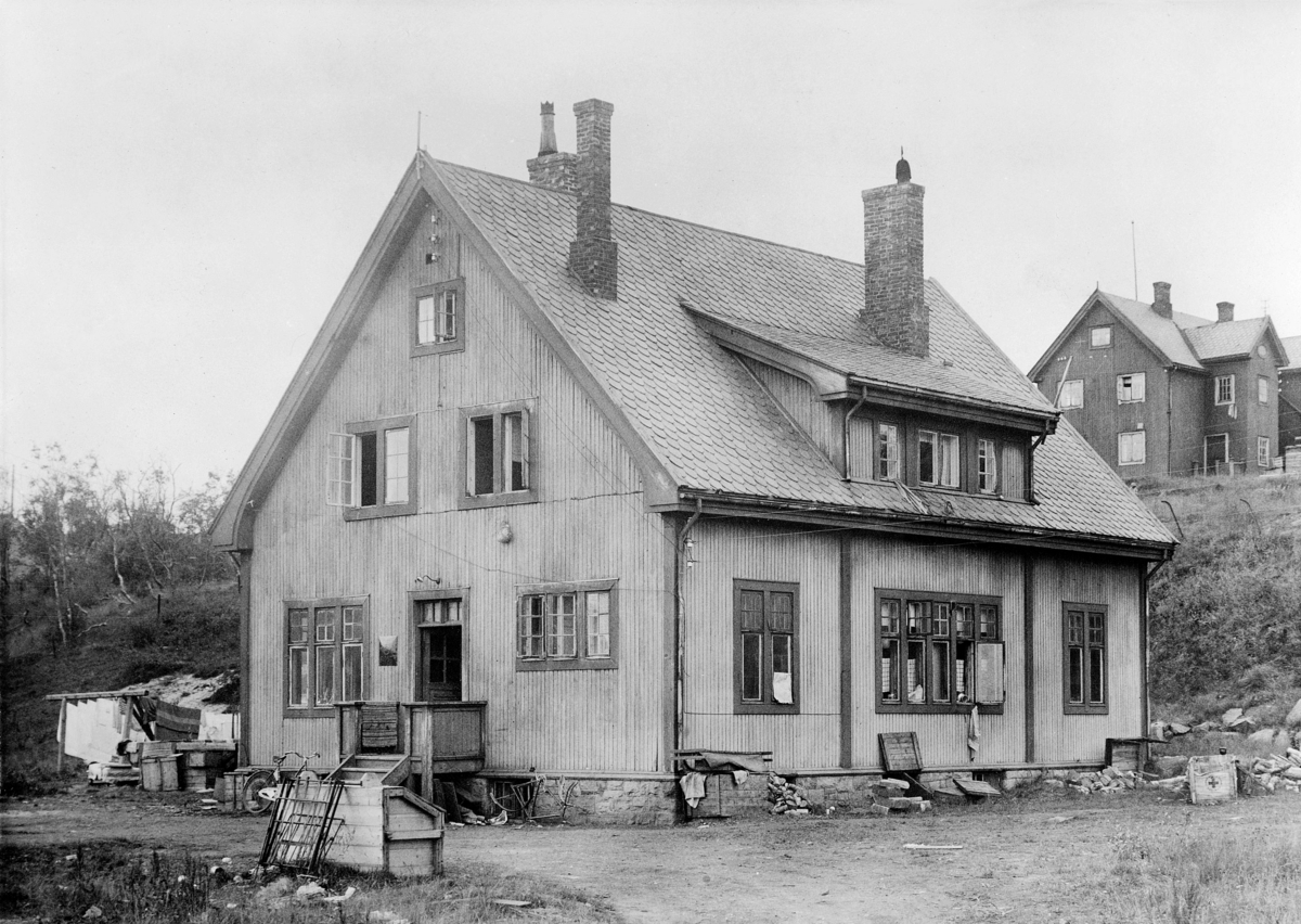 eksteriør, postkontor, Kirkenes 1944-46, Syd - Varanger laboratorium ble brukt som postkontor i tiden 1944-1946