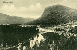 Postort med utsyn over Hølera, Sør-Aurdal.
