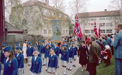 17.mai tog, Sagdalen Skole, Strømmen, reportasjebilder