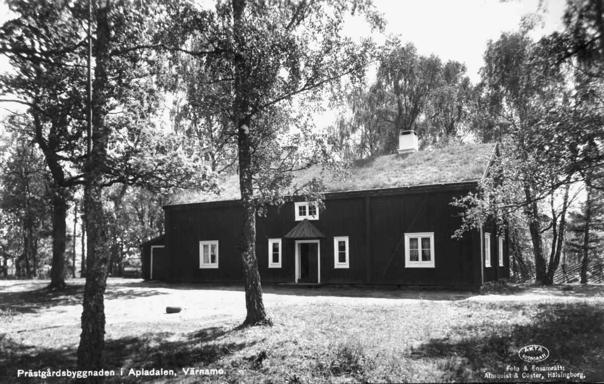 Prästgårdsbyggnaden i Apladalen , Värnamo