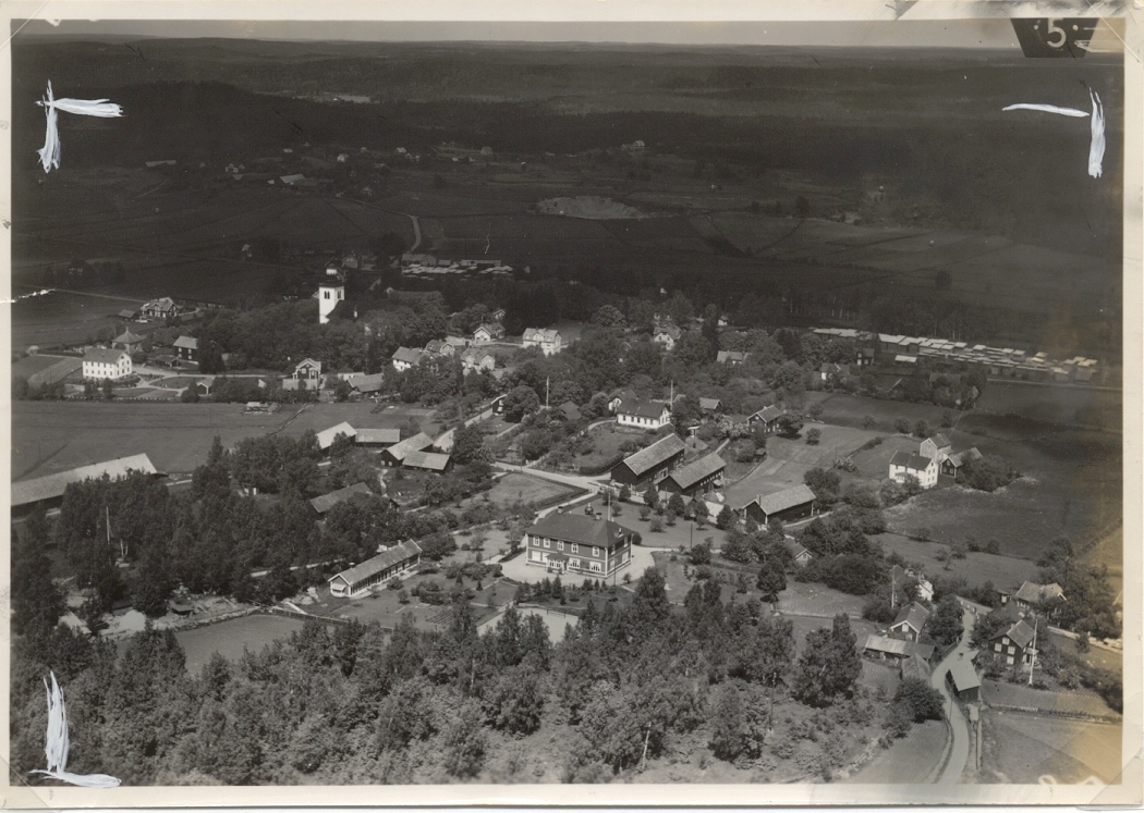 Flygfoto över Vena 1935.