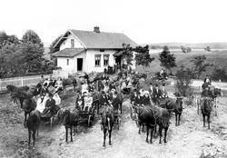 Bryllup 21. juni 1898. Hilda Hvesser og Hjalmar Sigvart Went