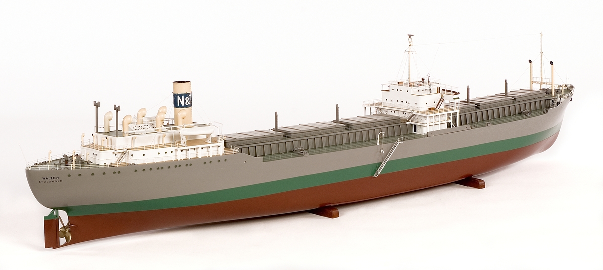 Fartygsmodell av WALTON.