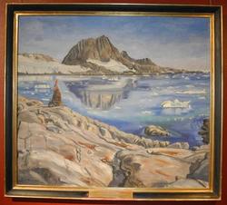 Umivik - øst - Grønland [Oljemaleri]