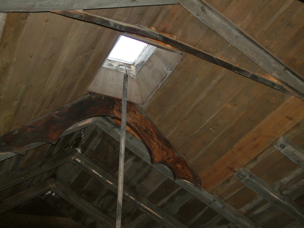 Røykstove, jordgolv, åre og ljoreopning.