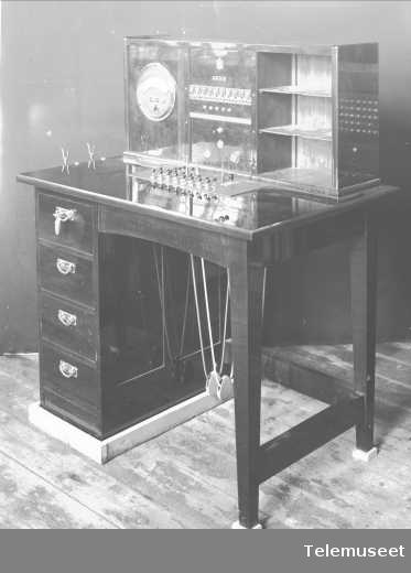 Telefonsentral, prøvebord, Stavanger, 10.12.1914. Elektrisk Bureau.