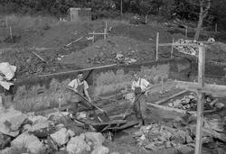 Byggearbeider på Fagerheim