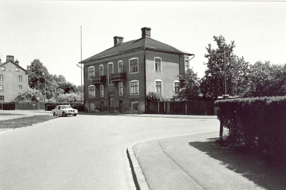 Foto på kvarteret Sälgen, Kalmar 1972.