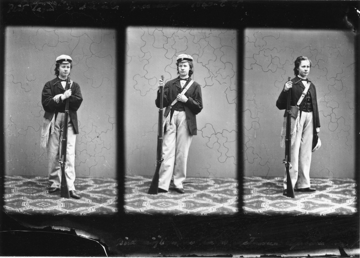 Bild möjligen en av systrarna Gussander, tagen på 1860-talet Foto: Amanda Gussander