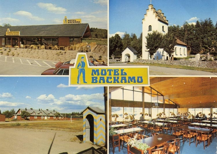 Enligt Bengt Lundins noteringar: "Motel Backamo. 4-bild".