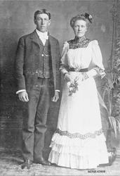 Bryllupsbilde, personer, klær.