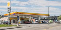 Shell bensinstasjon Nordens vei Skjetten Skedsmo