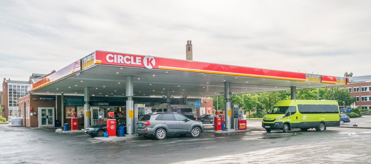 Statoil bensinstasjon omdannes til en Circle K stasjon Hamangskogen Sandvika Bærum