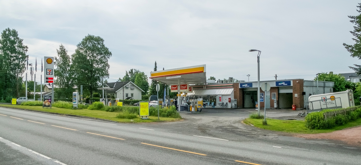 Shell bensinstasjon Økriveien Rykkin Bærum