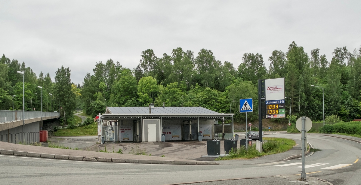 Eikeli bensin A/S bensinstasjon Nordveien Eiksmarka Bærum