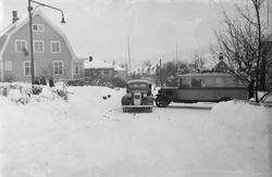 Kollisjon mellom personbil og buss i krysset Kirkegata - Car