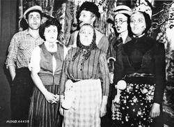 Gruppebilde, personer, klær.