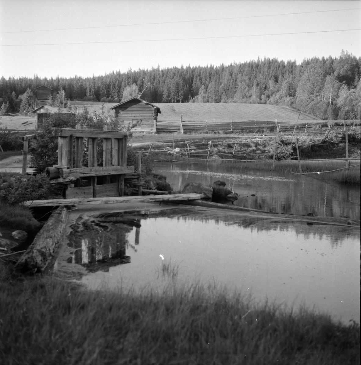 Alfta,
Per Svahn "buför" till Brattskuru,
8 Juni 1960