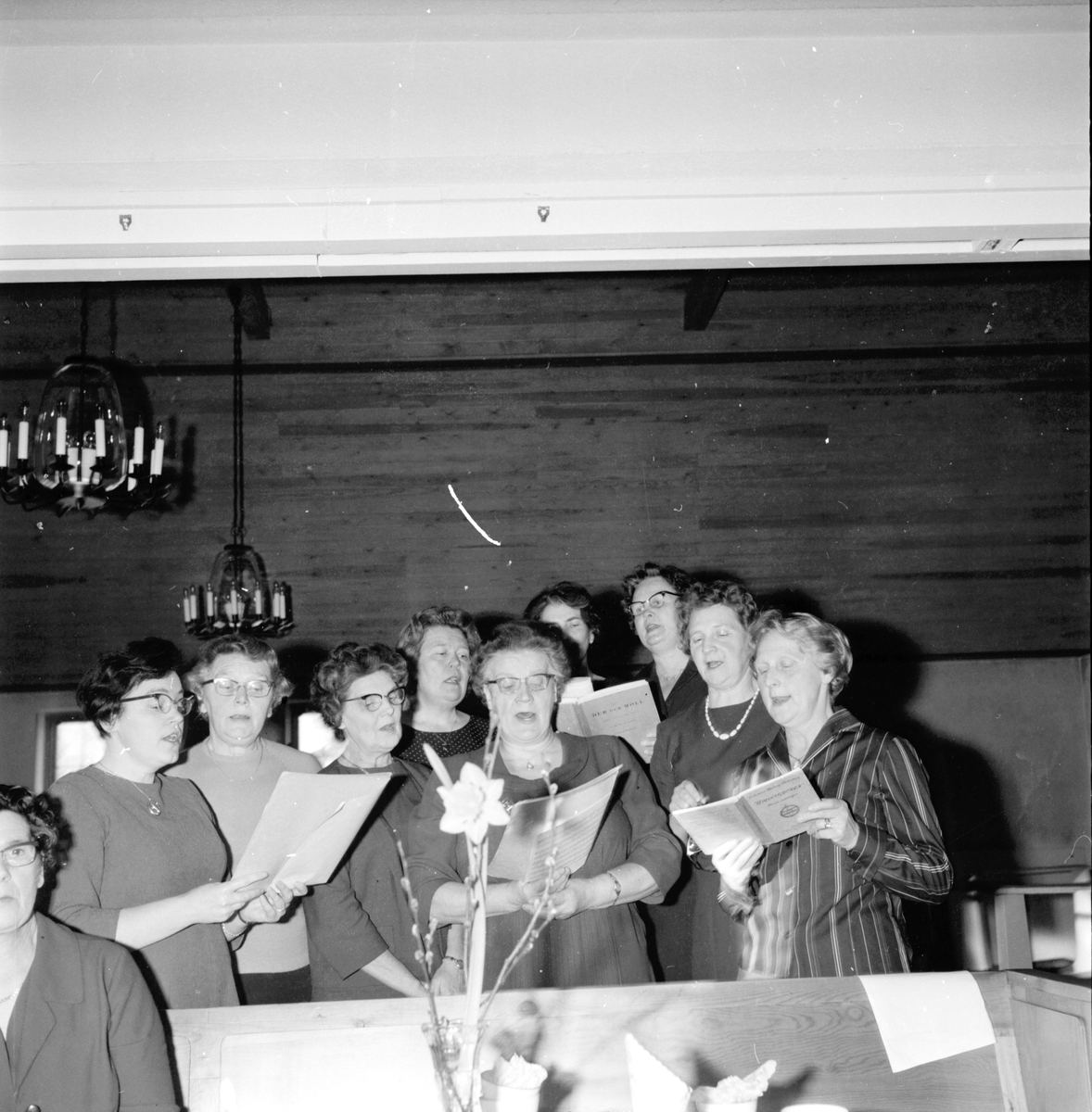 Vallviks kyrksal,
Syföreningsmöte,
23 Februari 1965