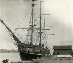 Bark 'Folkvang' (b.1864, Jørgensen & Knudsen, Holmen, Dramme