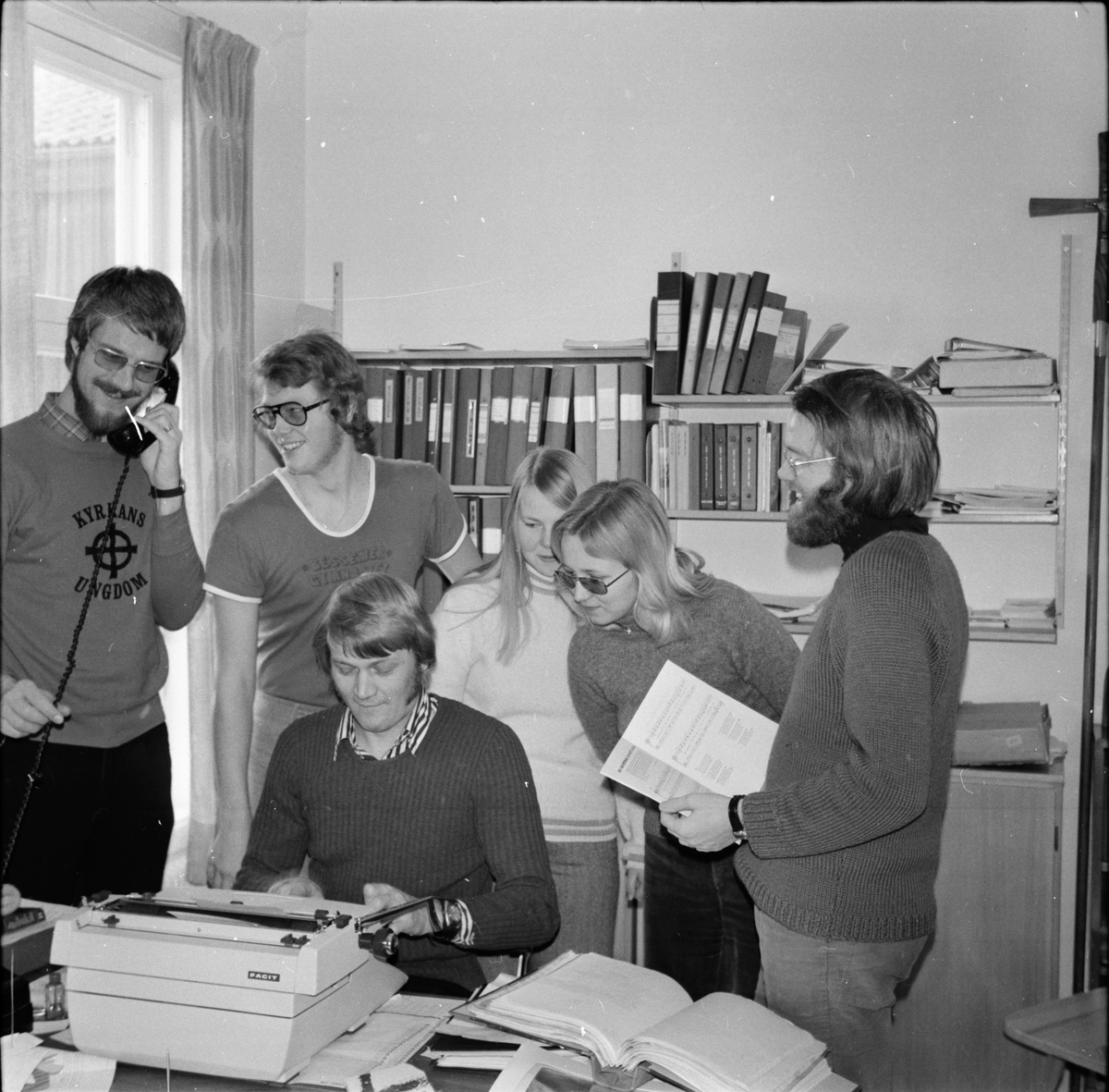 Skollovsvecka Stiftsgården.
Februari 1974
