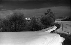 Vinterbrøytet gang-/kjøreveg mellom Valberg og Kraby østre p