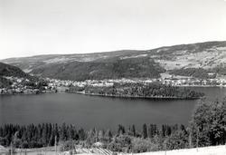 Oversiktsbilde over Fagernes med Ranheimsbygda i bakgrunnen 