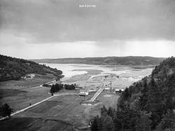 Fra Eidet i Tune i Østfold, der tømmertunnelen fra Isnesfjor