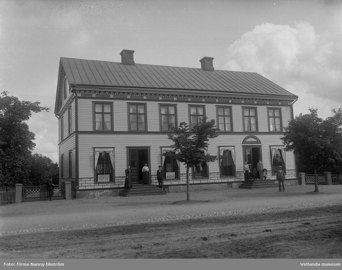 Alfred Petterssons hus, Storgatan 12 Vetlanda.