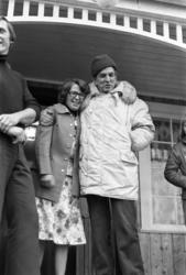 Filmregisøren Ingmar Bergmann og skuespillerinnen Liv Ullman